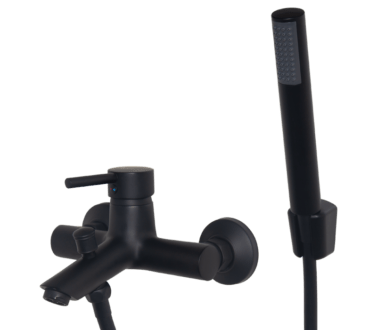 Bath Mixer Tap W/T Std Offset | Moon Black