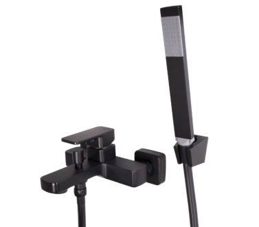 Bath Mixer Tap W/T Std Offset | Shore Black