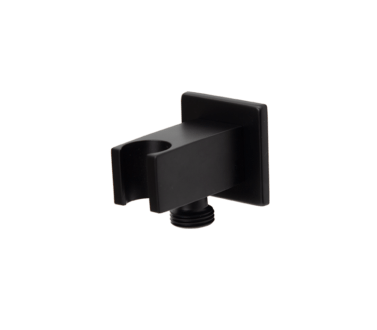 Black Square Wall Outlet | Showers Miscellaneous