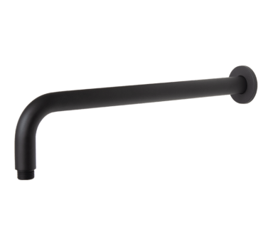 Shower Arm Round Black – 400mm | Shower Arms