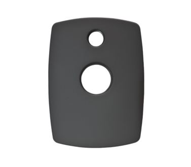 Spring Conc/Div Cover Plate Black | Coverplates