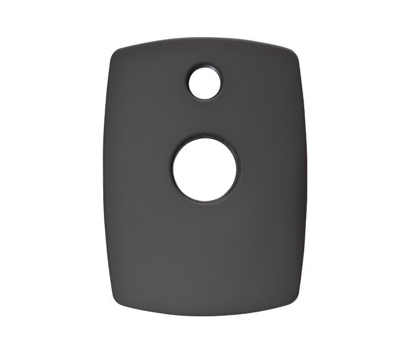 Spring Conc/Div Cover Plate Black | Coverplates