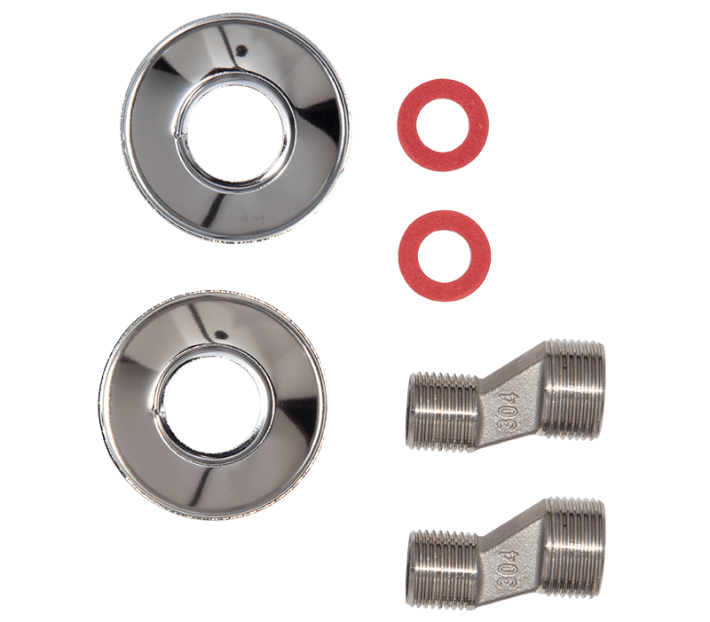 Standard Cover Plate & S-Connection Set For W/T Mixer | Coverplates