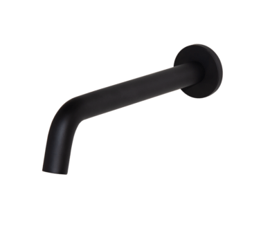 Wall Spout Black - 250mm | Spares Spouts
