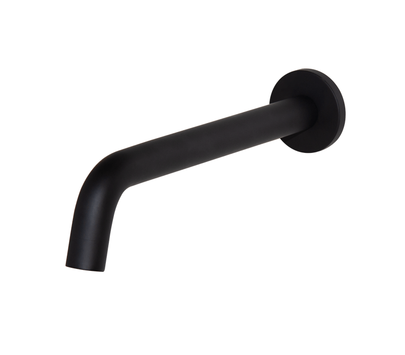 Wall Spout Black - 250mm | Spares Spouts