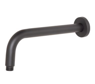 Shower Arm Round Black – 300mm | Shower Arms