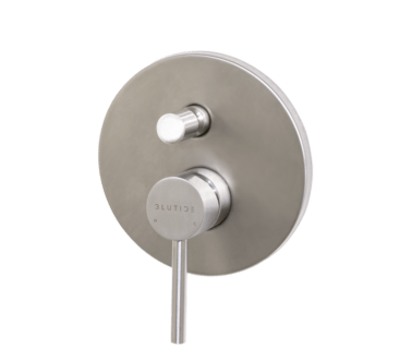 Concealed Diverter Mixer Tap | Moon Brushed Stainless Steel