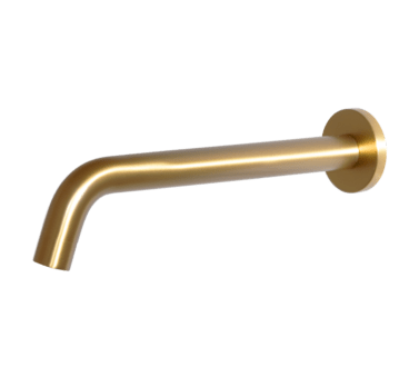 Wall Spout Brushed Brass - 250mm | Spares Spouts