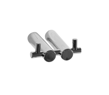 Double Robe Hook – Chrome | Sage Accessories