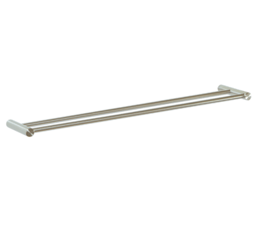 Double Towel Rail – Brushed Stainless Steel | Sage Accessories
