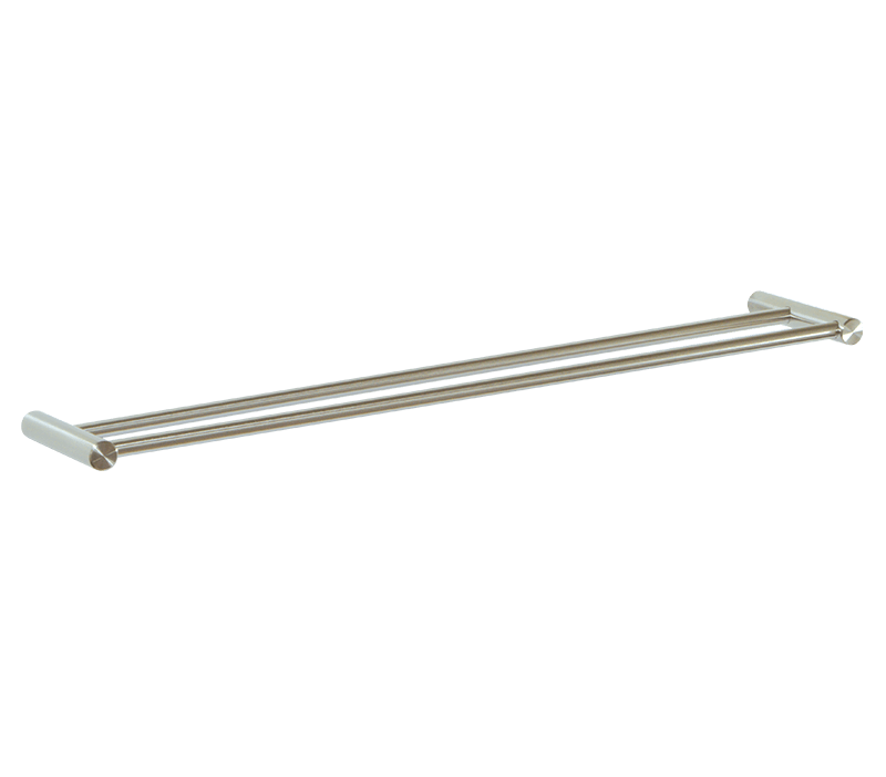 Double Towel Rail – Brushed Stainless Steel | Sage Accessories