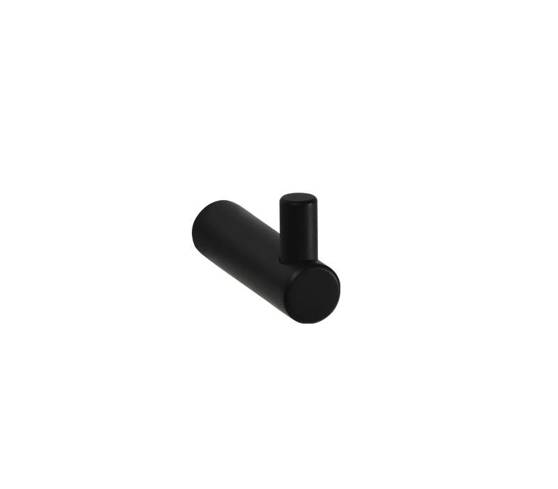 Single Robe Hook – Black | Sage Accessories