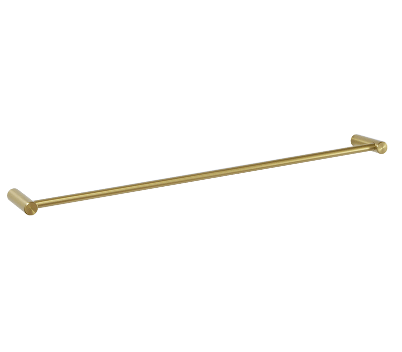 Single Towel Rail – Brushed Brass | Sage Accessories