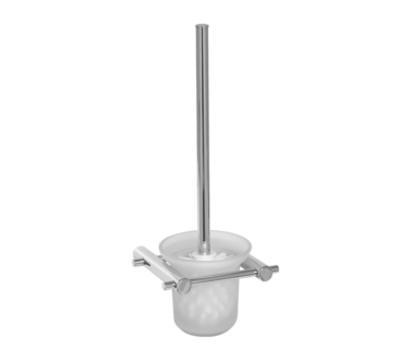 Toilet Brush Holder - Chrome | Sage Accessories