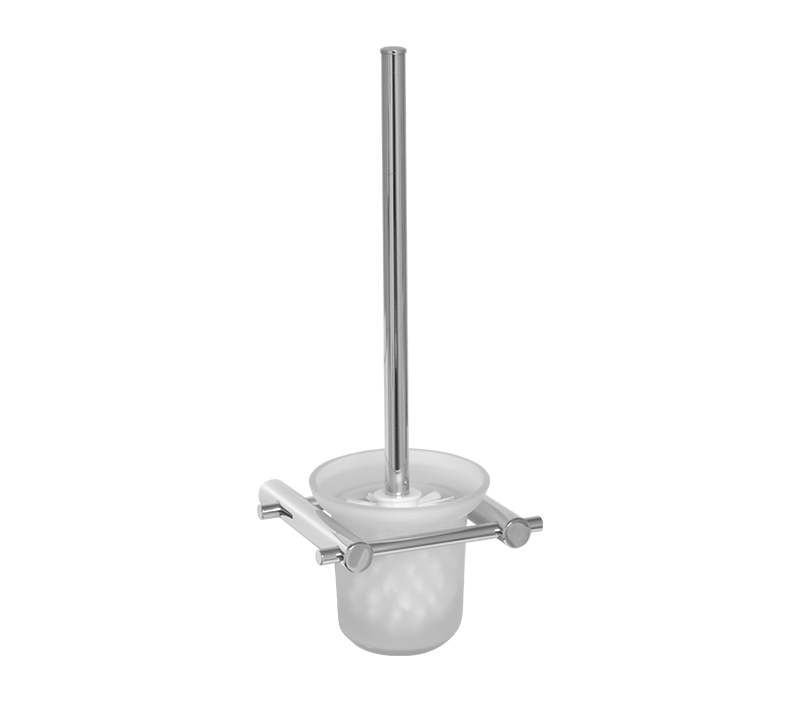 Toilet Brush Holder - Chrome | Sage Accessories