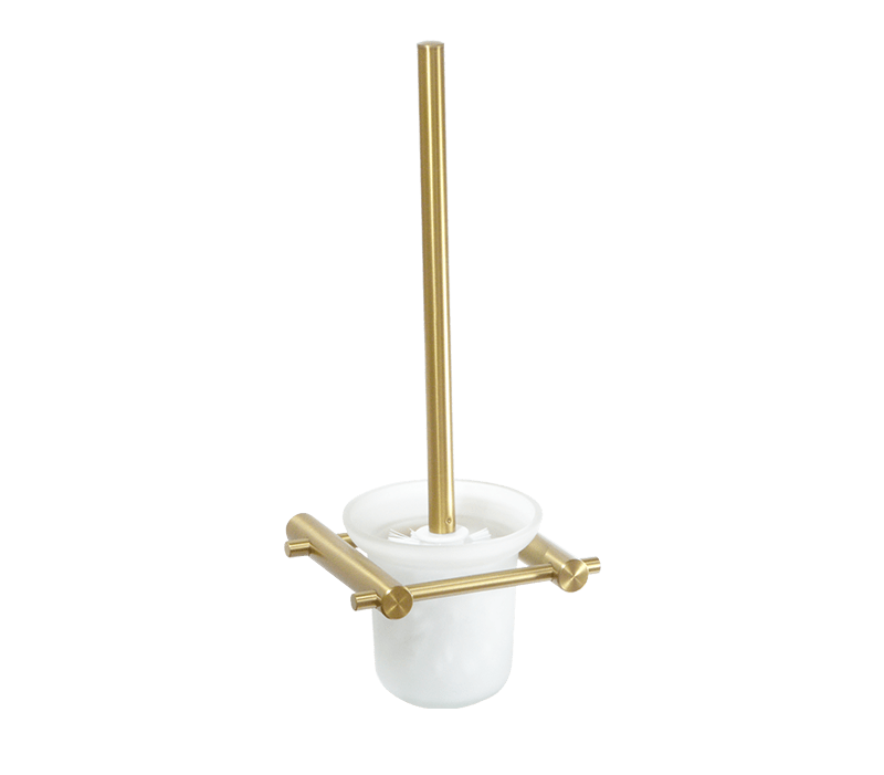 Toilet Holder – Brushed Brass | Sage Accessories
