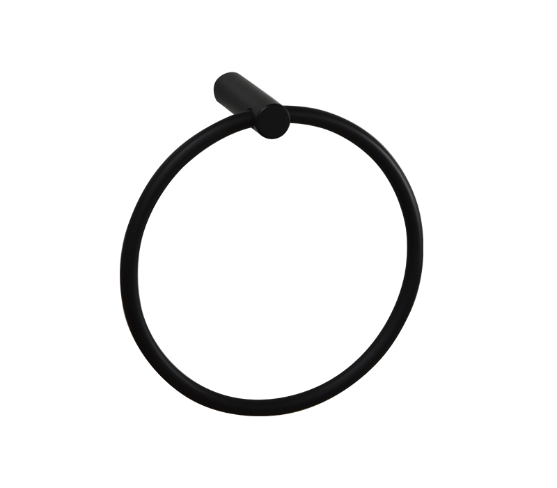 Towel Ring – Black | Sage Accessories