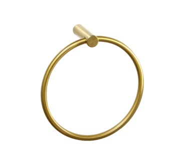Towel Ring – Brushed Brass | Sage Accessories