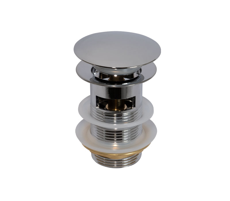 Basin Clicker Waste Slotted Chrome – 32mm | Plumbing Spares