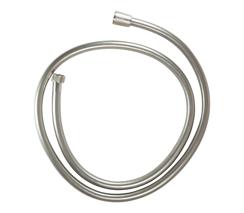 Shower Hose Smooth Brushed Stainless Steel - 1,50m | Showers Miscellaneous