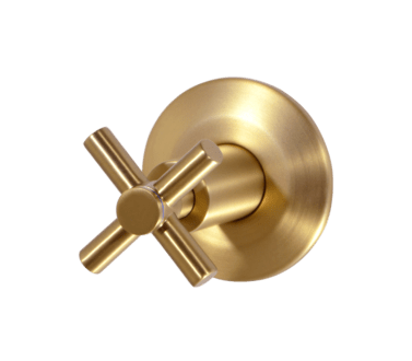U/T Stop Tap CxC - 15mm | Neap Brushed Brass