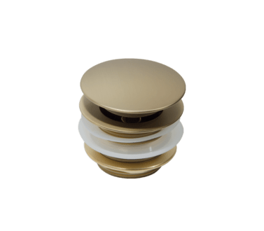 Bath Clicker Waste Brushed Brass - 40mm | Plumbing Spares