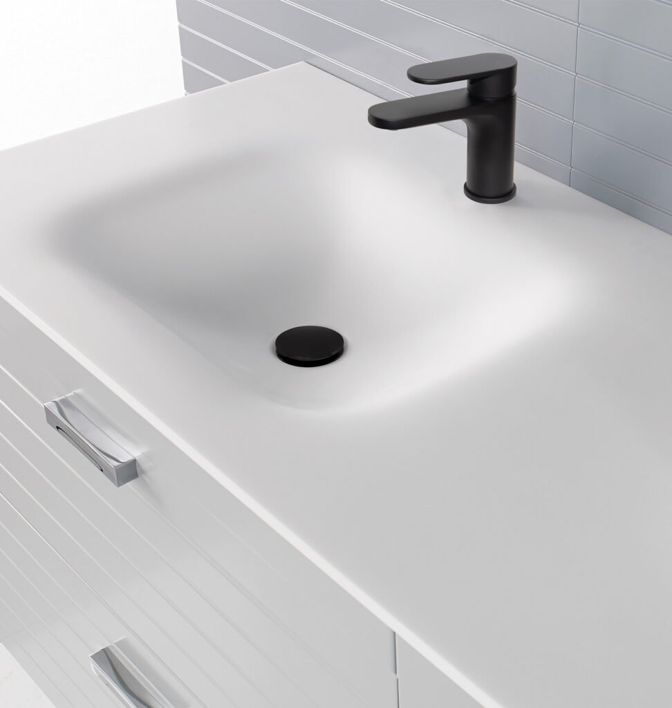 Blutide Bay Black Basin Mixer Tap Blutide Bay Black Basin Mixer Tap