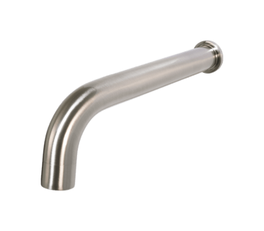 Round Spout for Con Basin Mixer Brushed Stainless Steel | Spares Spouts