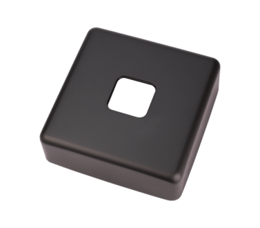 Coverplate for Square Freestanding Bath Mixer Black | Coverplates