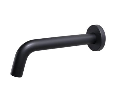 200mm Wall Spout Black | Spares Spouts
