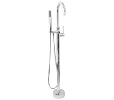 Round Free Standing Bath Mixer Tap with H/S | Neo