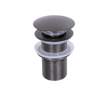 Basin Clicker Waste Unslotted Gunmetal - 32mm | Plumbing Spares