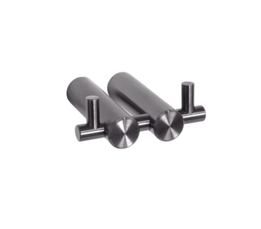 Double Robe Hook - Gunmetal | Sage Accessories