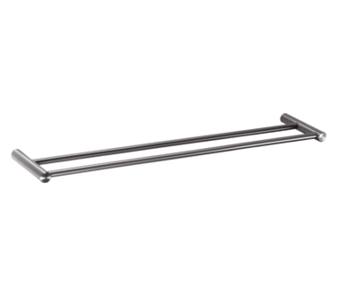 Double Towel Rails Gunmetal - 600mm | Sage Accessories