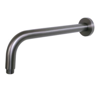 Shower Arm Round Gunmetal - 300mm | Shower Arms