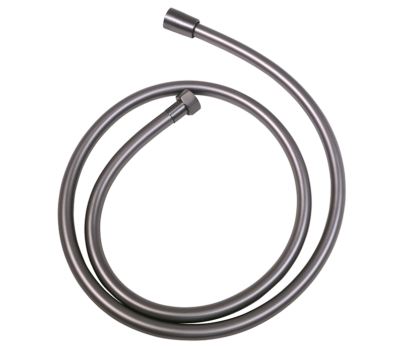 Shower Hose Smooth Gunmetal - 1,50m | Showers Miscellaneous