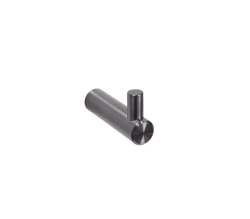 Single Robe Hook – Gunmetal | Sage Accessories