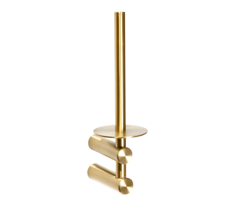 Spare Paper Holder - Brushed Brass | Sage Accessories