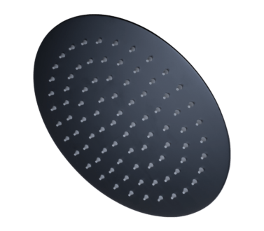 Shower Rose - 250mm Black | Shower Roses