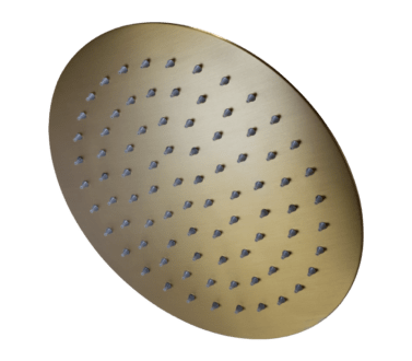 Shower Rose - 250mm Brushed Brass | Shower Roses