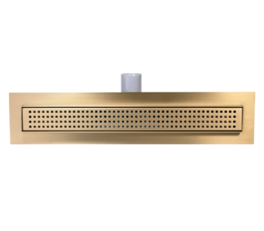 Brushed Brass Shower Channel - 500mm | Showers Miscellaneous