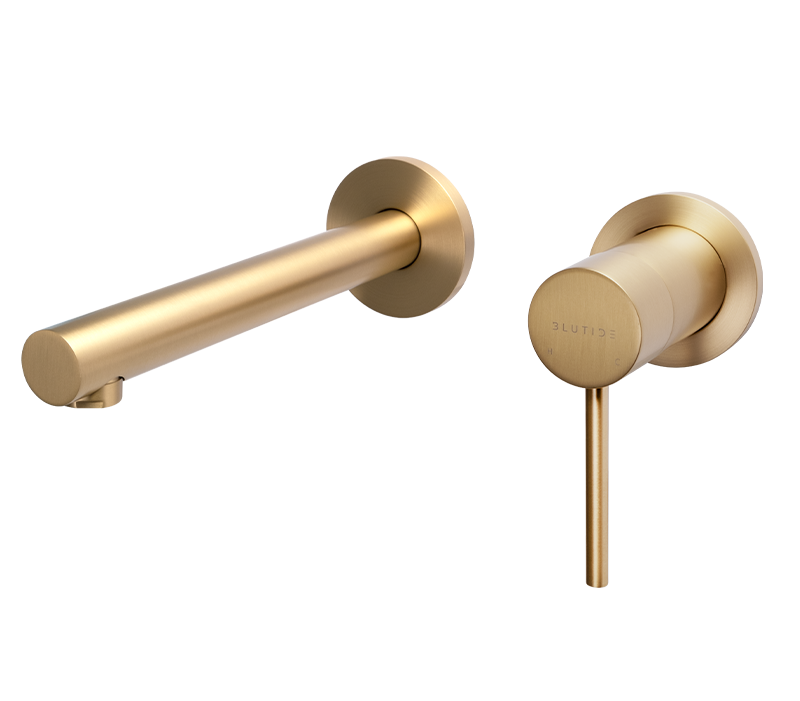 Basin/Bath Mixer Trim Kit | Lace Brass