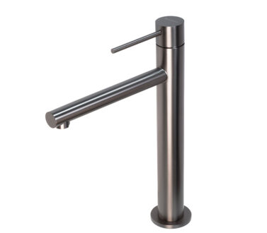 High Basin Mixer Tap | Lace Gunmetal