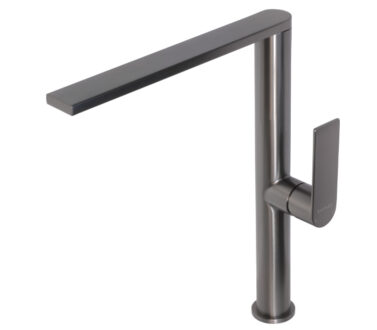 Single Hole Sink Mixer Tap | Silk Gunmetal