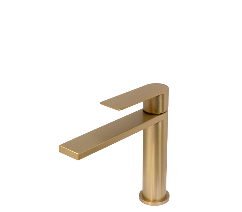 Std Basin Mixer Tap | Silk Brass