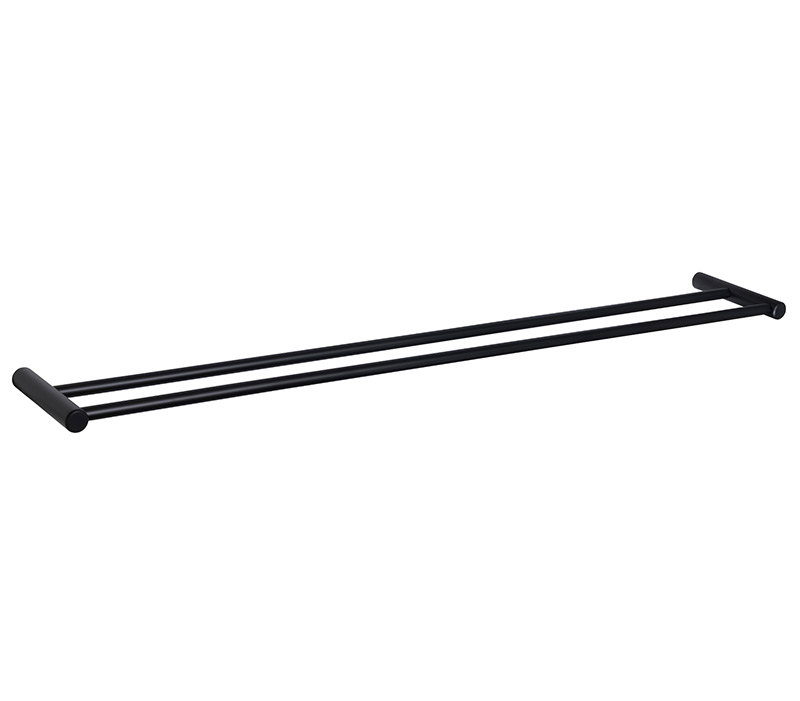 Double Towel Rails Black – 800mm | Sage Accessories Double Towel Rails Black - 800mm | Sage Accessories