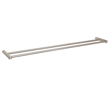 Double Towel Rails Brushed Stainless Steel - 800mm | Sage Accessories