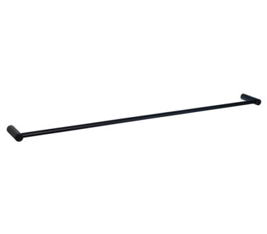 Single Towel Rail Black - 800mm | Sage Accessories
