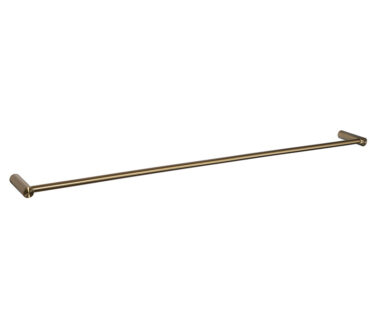 Single Towel Rail Brushed Brass - 800mm | Sage Accessories