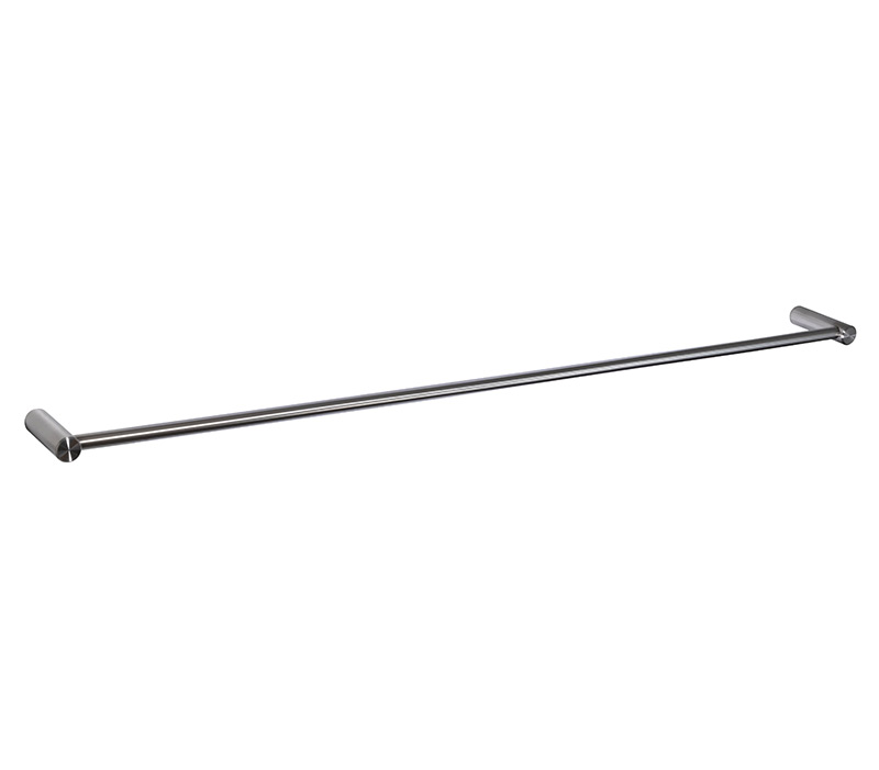Single Towel Rail Brushed Stainless Steel - 800mm | Sage Accessories